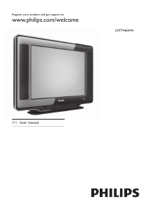 Manual Philips 21PT9469 Television