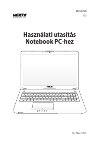 Használati útmutató Asus ROG G56JR Laptop