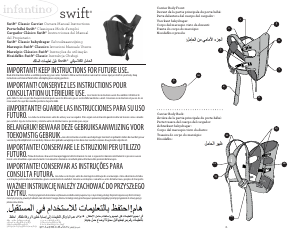 Manual de uso Infantino Swift Portabebés