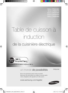 Mode d’emploi Samsung CTN264EA01/XEF Table de cuisson