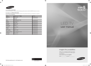 Handleiding Samsung UN40C5000QR LED televisie