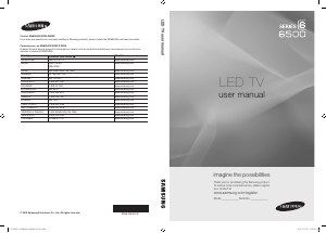 Manual Samsung UN55C6500VR LED Television