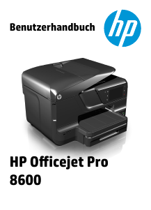 Bedienungsanleitung HP OfficeJet Pro 8600 Multifunktionsdrucker