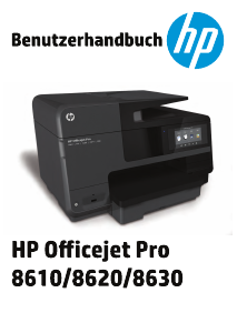 Bedienungsanleitung HP OfficeJet Pro 8610 Multifunktionsdrucker