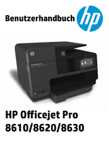 Bedienungsanleitung HP OfficeJet Pro 8620 Multifunktionsdrucker