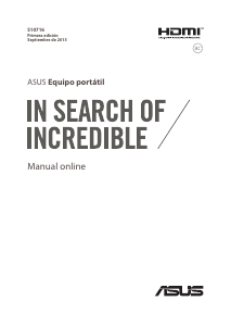 Manual de uso Asus ROG G752VL Portátil