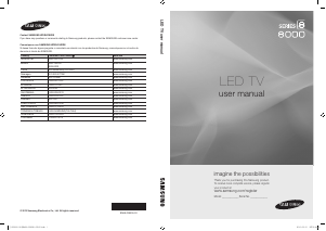 Manual de uso Samsung UN55C8000XR Televisor de LED