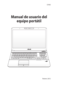 Manual de uso Asus ROG G75VW Portátil