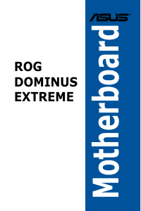 Handleiding Asus ROG Dominus Extreme Moederbord