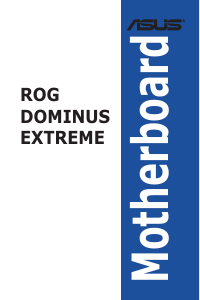 Bedienungsanleitung Asus ROG Dominus Extreme Hauptplatine