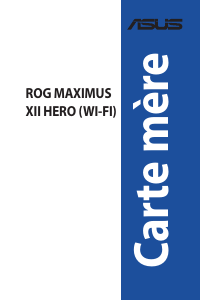 Mode d’emploi Asus ROG MAXIMUS XII HERO (WI-FI) Carte mère