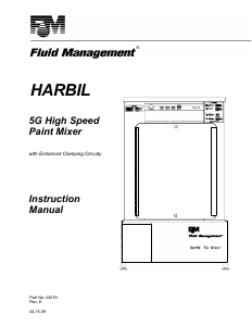 Handleiding Fluid Management Harbil 5G Verfschudder