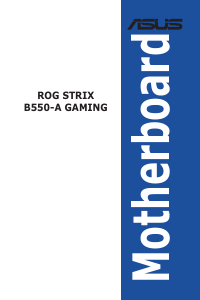 Handleiding Asus ROG STRIX B550-A GAMING Moederbord