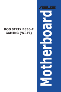 Manual Asus ROG STRIX B550-F GAMING (WI-FI) Motherboard