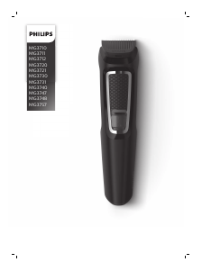 Manual Philips MG3747 Trimmer de barba