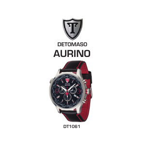 Handleiding Detomaso Aurino Horloge