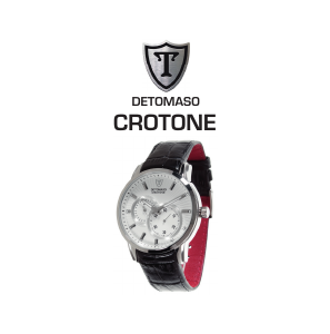 Handleiding Detomaso Crotone Horloge