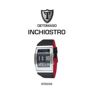 Mode d’emploi Detomaso Inchiostro Montre