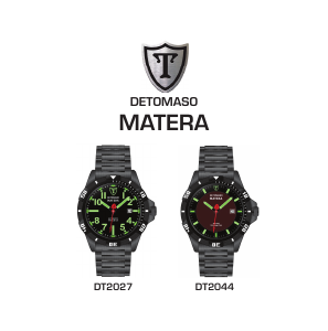 Handleiding Detomaso Matera Horloge