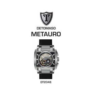 Handleiding Detomaso Metauro Horloge