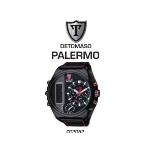 Handleiding Detomaso Palermo Horloge