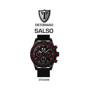 Handleiding Detomaso Salso Horloge
