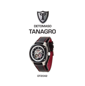 Handleiding Detomaso Tanagro Horloge