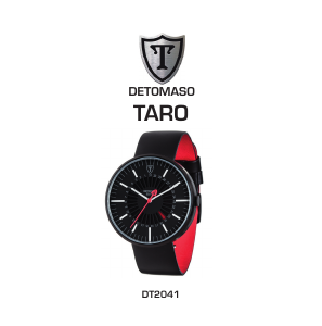 Handleiding Detomaso Taro Horloge