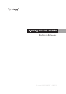 Kullanım kılavuzu Synology RS2821RP+ NAS