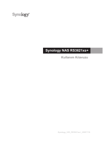 Kullanım kılavuzu Synology RS3621x+ NAS