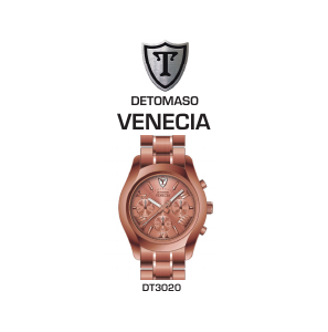 Handleiding Detomaso Venecia Horloge