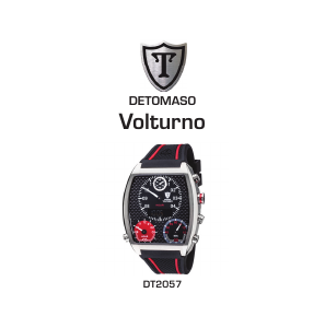 Handleiding Detomaso Volturno Horloge