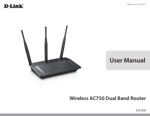 Handleiding D-Link DIR-809 Router