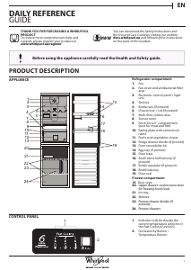 Manual Whirlpool BSNF 8132 S Fridge-Freezer