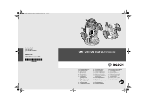 Bedienungsanleitung Bosch GMF 1600 CE Professional Oberfräse