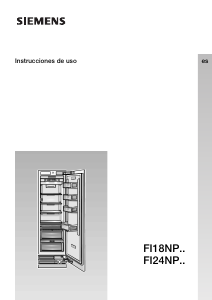 Manual de uso Siemens FI24NP30 Congelador