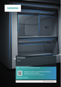 Manual Siemens GC23ZAW20N Freezer