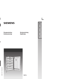 Bedienungsanleitung Siemens GI18DV00 Gefrierschrank