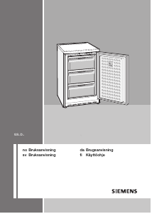 Használati útmutató Siemens GS10DN21 Fagyasztó