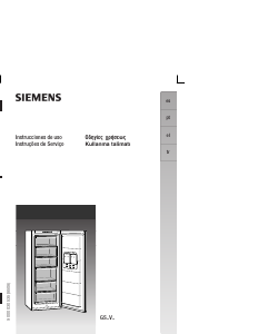 Manual de uso Siemens GS26V420FF Congelador