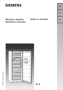 Bruksanvisning Siemens GS32NA21 Fryser