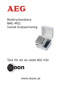 Bruksanvisning AEG BMG 4922 Blodtrycksmätare