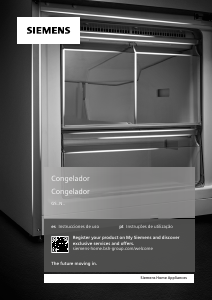 Manual de uso Siemens GS36NAIDP Congelador