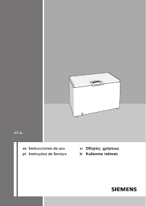 Manual de uso Siemens GT38EA00 Congelador