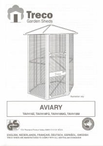 Manual de uso Treco TAVH18FG Pajarera