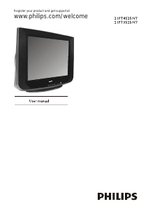 Manual Philips 21PT4525 Television
