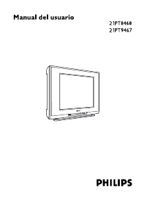 Manual de uso Philips 21PT8468C Televisor