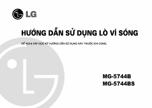 Hướng dẫn sử dụng LG MG-5744B Lò vi sóng