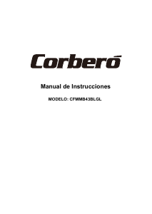 Handleiding Corberó CFMMB43BLGL Koelkast