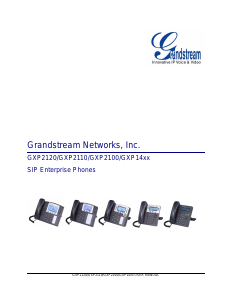 Handleiding Grandstream GXP1400 IP telefoon